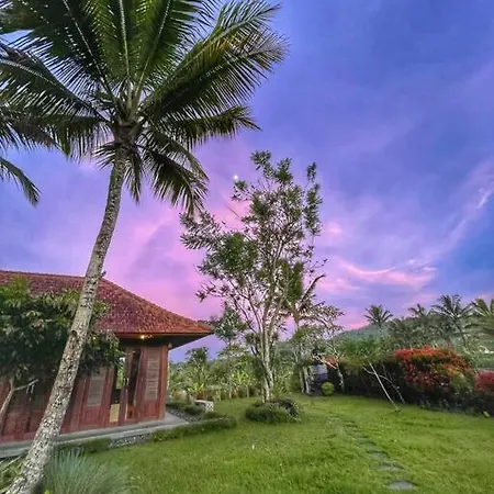 Villa & Farm For 5, Near Sidemen W/ Mt. Agung View Selat Exterior photo