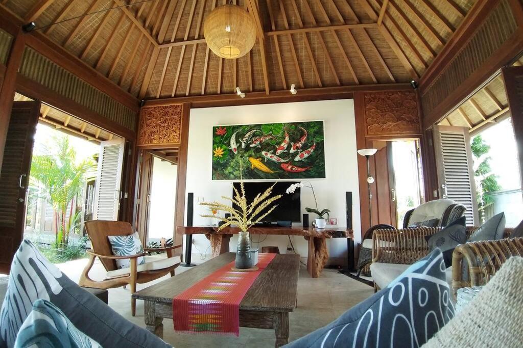 Villa & Farm For 5, Near Sidemen W/ Mt. Agung View Selat